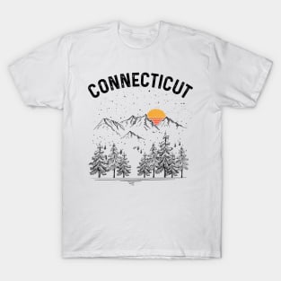 Connecticut State Vintage Retro T-Shirt